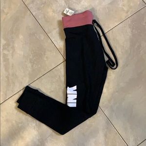 NWT PINK  Campus Yoga Pants. XS